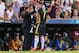 (L-R) coach Marcelino García Toral of Valencia CF, Cristiano Ronaldo dos Santos Aveiro of Juventus FC during the UEFA Champions League group H match between Valencia FC and Juventus FC at Estadi de Mestalla on September 19, 2018 in Valencia, Spain(Photo by VI Images via Getty Images)