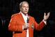 Michigan State basketball coach Tom Izzo addresses the crowd during the team's NCAA college basketball Madness event, Friday, Oct. 14, 2016, in East Lansing, Mich. (AP Photo/Al Goldis)