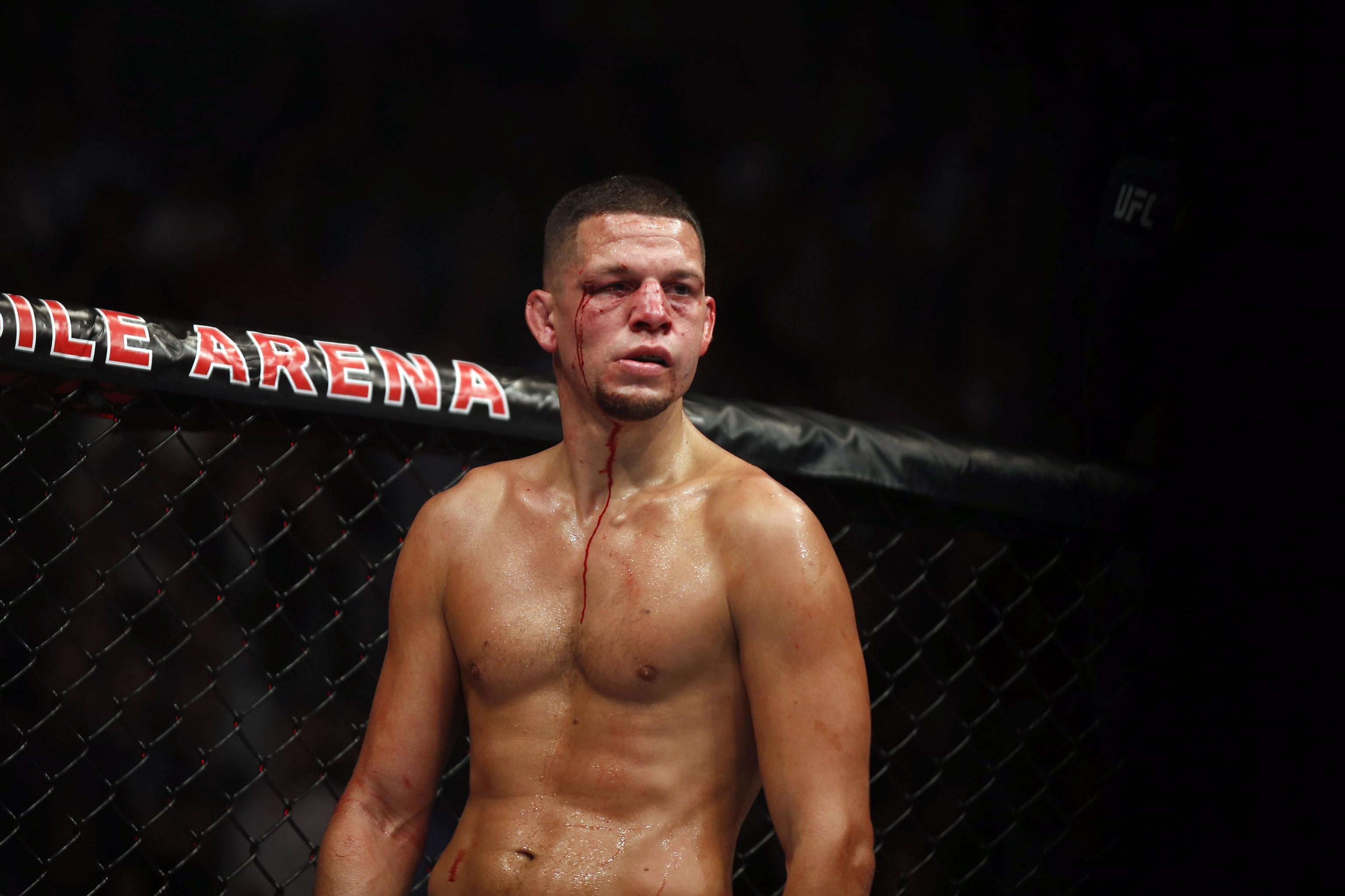 What weight class is Nate Diaz?