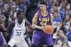 LEXINGTON, KY - FEBRUARY 07: Wayde Sims #44 of the LSU Tigers looks to the basket against Wenyen Gabriel #32 of the Kentucky Wildcats in the first half of the game at Rupp Arena on February 7, 2017 in Lexington, Kentucky. Kentucky defeated LSU 92-85. (Photo by Joe Robbins/Getty Images)