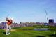 PARIS, FRANCE - SEPTEMBER 29: Francesco Molinari of Europe tees off during the afternoon foursome matches of the 2018 Ryder Cup at Le Golf National on September 29, 2018 in Paris, France. (Photo by Stuart Franklin/Getty Images)
