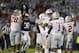 STATE COLLEGE, PA - SEPTEMBER 29: Dwayne Haskins #7 of the Ohio State Buckeyes celebrates with Johnnie Dixon #1 after defeating the Penn State Nittany Lions on September 29, 2018 at Beaver Stadium in State College, Pennsylvania. (Photo by Justin K. Aller/Getty Images)