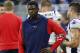 New England Patriots wide receiver Josh Gordon watches from the sidelines during the first half of an NFL football game against the Detroit Lions, Sunday, Sept. 23, 2018, in Detroit. (AP Photo/Paul Sancya)