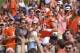 Clemson quarterback Trevor Lawrence runs down