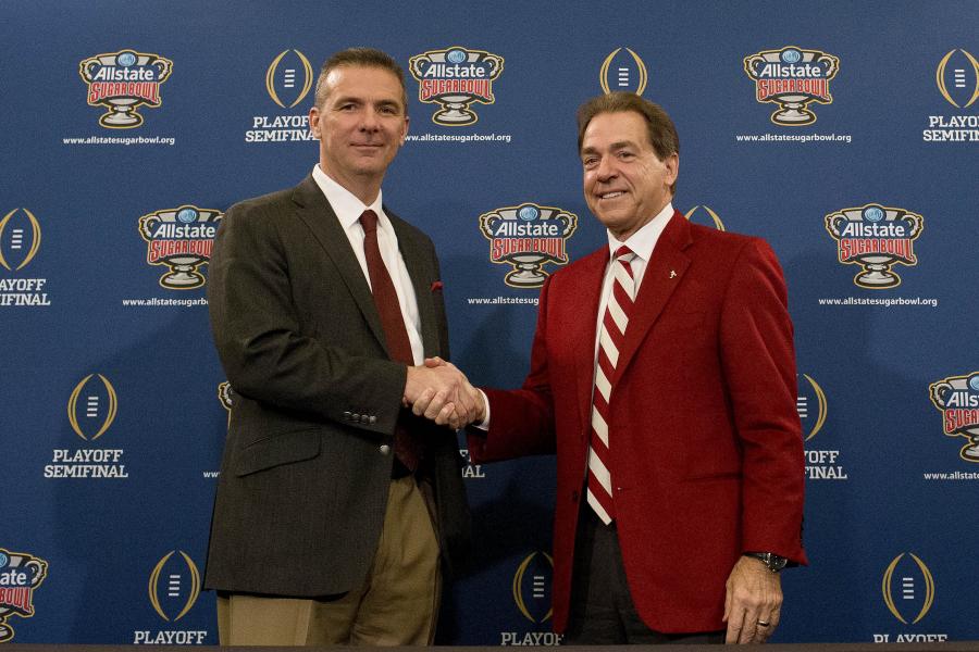 Nick Saban Urban Meyer Jim Harbaugh Lead Top Cfb Coaching