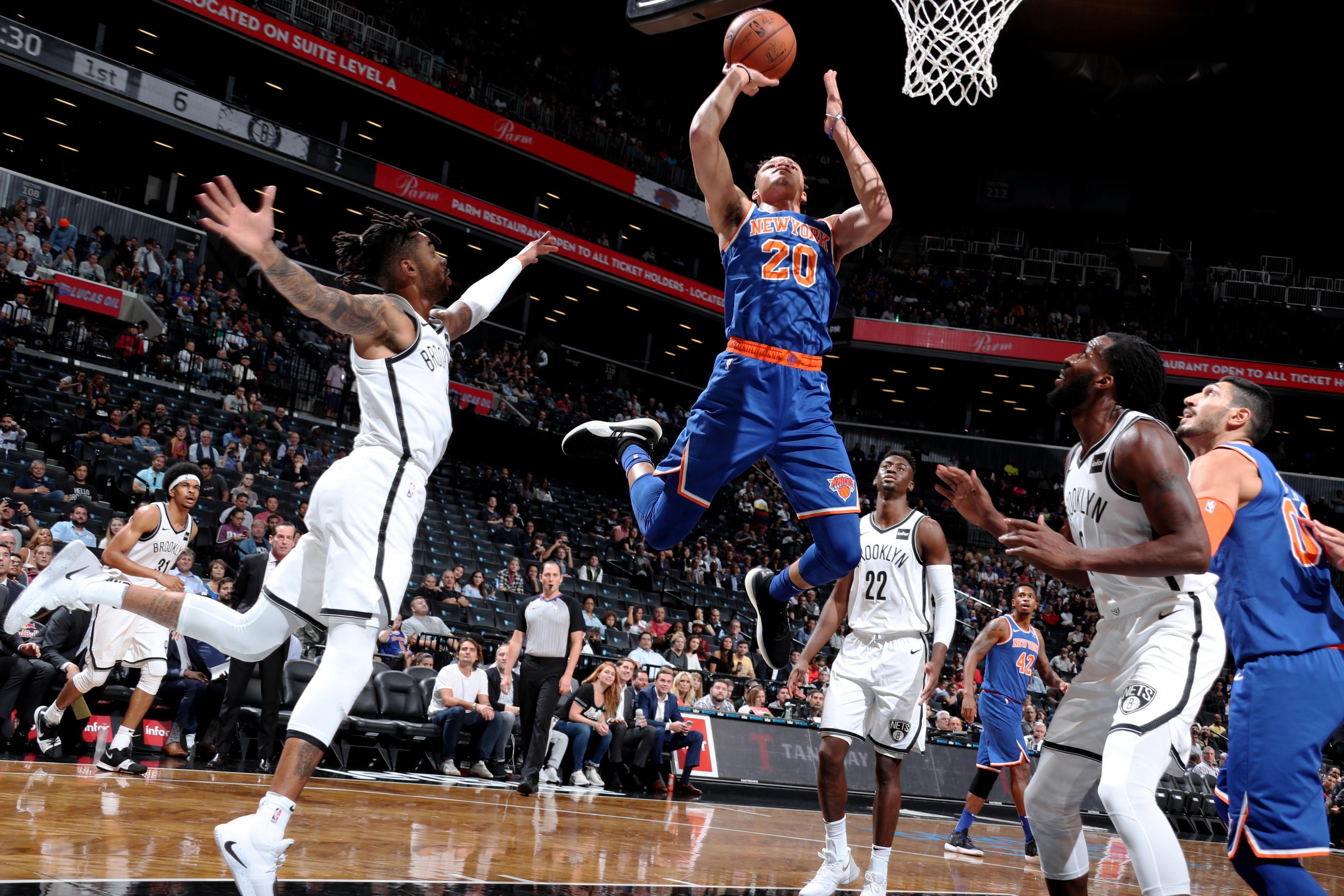 New York Knicks: Kevin Knox learning plenty in preseason