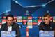 Paris Saint-Germain's Spanish headcoach Unai Emery (L) and Paris Saint-Germain's Italian midfielder Marco Verratti address a press conference at the Parc des Princes stadium in Paris on September 12, 2016, on the eve of the team's UEFA Champions League football match against Arsenal FC. / AFP / FRANCK FIFE (Photo credit should read FRANCK FIFE/AFP/Getty Images)