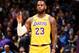 LOS ANGELES, CA - OCTOBER 4: LeBron James #23 of the Los Angeles Lakers looks on against the Sacramento Kings during a pre-season game on October 4, 2018 at STAPLES Center in Los Angeles, California. NOTE TO USER: User expressly acknowledges and agrees that, by downloading and/or using this Photograph, user is consenting to the terms and conditions of the Getty Images License Agreement. Mandatory Copyright Notice: Copyright 2018 NBAE (Photo by Andrew D. Bernstein/NBAE via Getty Images)
