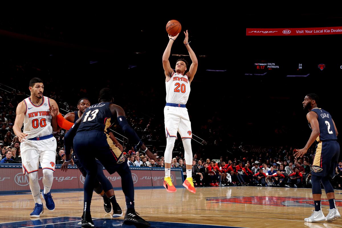 Kevin Knox Drops 12 as Knicks Beat Anthony Davis, Pelicans in Preseason