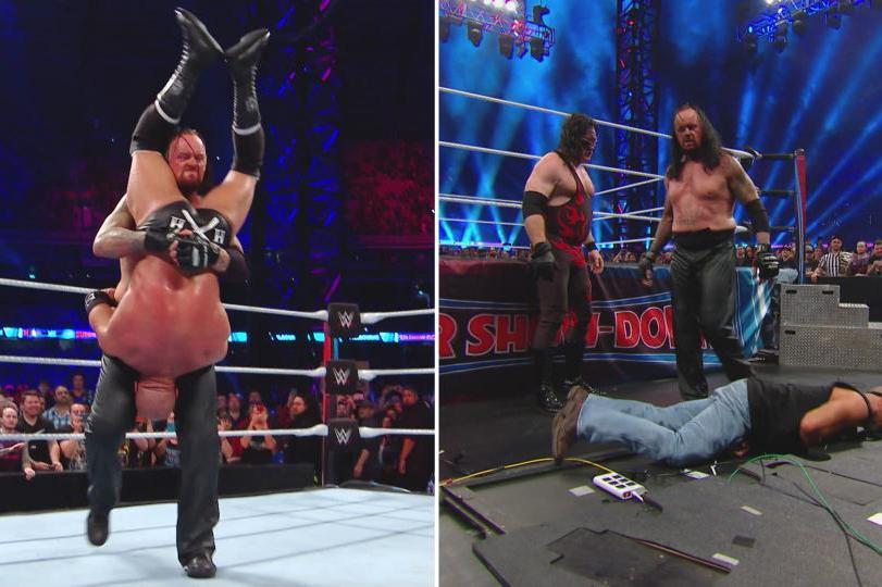 triple h vs undertaker wrestlemania 28 end of an era