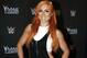 IMAGE DISTRIBUTED FOR WWE - WWE Superstar Becky Lynch celebrates the Mae Young Classic at the Thomas & Mack Center on Tuesday, Sept. 12, 2017, in Las Vegas. (Bizuayehu Tesfaye/AP Images for WWE)