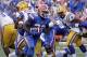 Florida running back Lamical Perine (22) runs past the LSU defense for a 1-yard touchdown during the first half of an NCAA college football game, Saturday, Oct. 6, 2018, in Gainesville, Fla. (AP Photo/John Raoux)