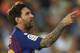 VALENCIA, SPAIN - OCTOBER 07: Lionel Messi of Barcelona celebrates after scoring his sides first goal during the La Liga match between Valencia CF and FC Barcelona at Estadio Mestalla on October 7, 2018 in Valencia, Spain. (Photo by Manuel Queimadelos Alonso/Getty Images)