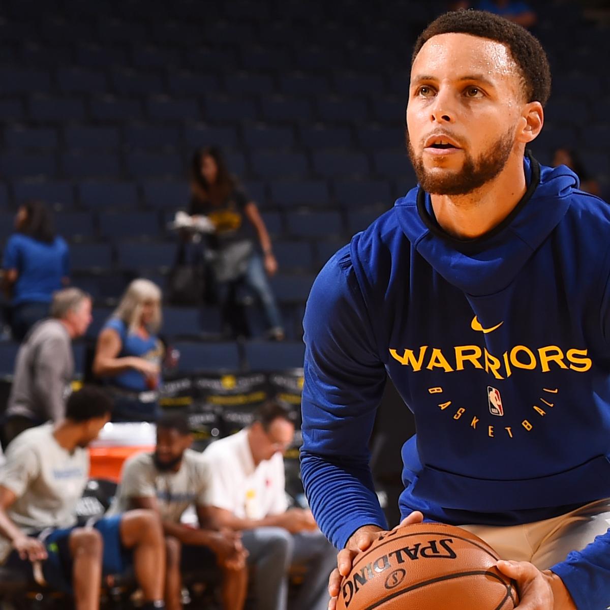 Stephen Curry Hits Wild No-Look Half-Court Shot During Warriors ...
