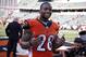 Cincinnati Bengals running back Joe Mixon (28) leaves the field following an NFL football game against the Miami Dolphins in Cincinnati, Sunday, Oct. 7, 2018. The Bengals defeated the Dolphins 27-17. (AP Photo/Gary Landers)
