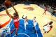 NEW YORK, NY - OCTOBER 8: Bradley Beal #3 of the Washington Wizards dunks the ball against the New York Knicks during a pre-season game on October 8, 2018 at Madison Square Garden in New York City, New York. NOTE TO USER: User expressly acknowledges and agrees that, by downloading and or using this photograph, User is consenting to the terms and conditions of the Getty Images License Agreement. Mandatory Copyright Notice: Copyright 2018 NBAE (Photo by Nathaniel S. Butler/NBAE via Getty Images)