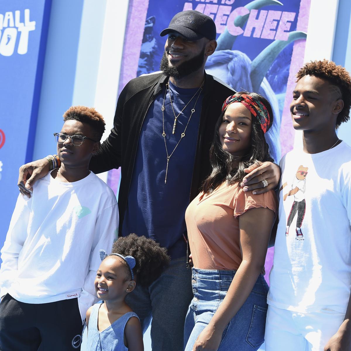 LeBron James Jokes Sons, Ages 11 and 14, Drink Wine with Him | News ...
