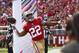 San Francisco 49ers running back Matt Breida (22) celebrates after scoring a touchdown against the Arizona Cardinals during the first half of an NFL football game in Santa Clara, Calif., Sunday, Oct. 7, 2018. (AP Photo/Ben Margot)