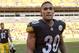 Pittsburgh Steelers running back James Conner (30) plays against the Atlanta Falcons during an NFL football game, Sunday, Oct. 7, 2018, in Pittsburgh. (AP Photo/Don Wright)