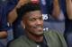 PARIS, FRANCE - AUGUST 25: Jimmy Butler of the Minnesota Timberwolves attends the Ligue 1 match between Paris Saint-Germain and Angers SCO at Parc des Princes on August 25, 2018 in Paris, France. (Photo by Aurelien Meunier/Getty Images)