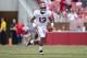 FAYETTEVILLE, AR - OCTOBER 6: Tua Tagovailoa #13 of the Alabama Crimson Tide runs the ball during a game against the Arkansas Razorbacks at Razorback Stadium on October 6, 2018 in Tuscaloosa, Alabama. The Crimson Tide defeated the Razorbacks 65-31. (Photo by Wesley Hitt/Getty Images)