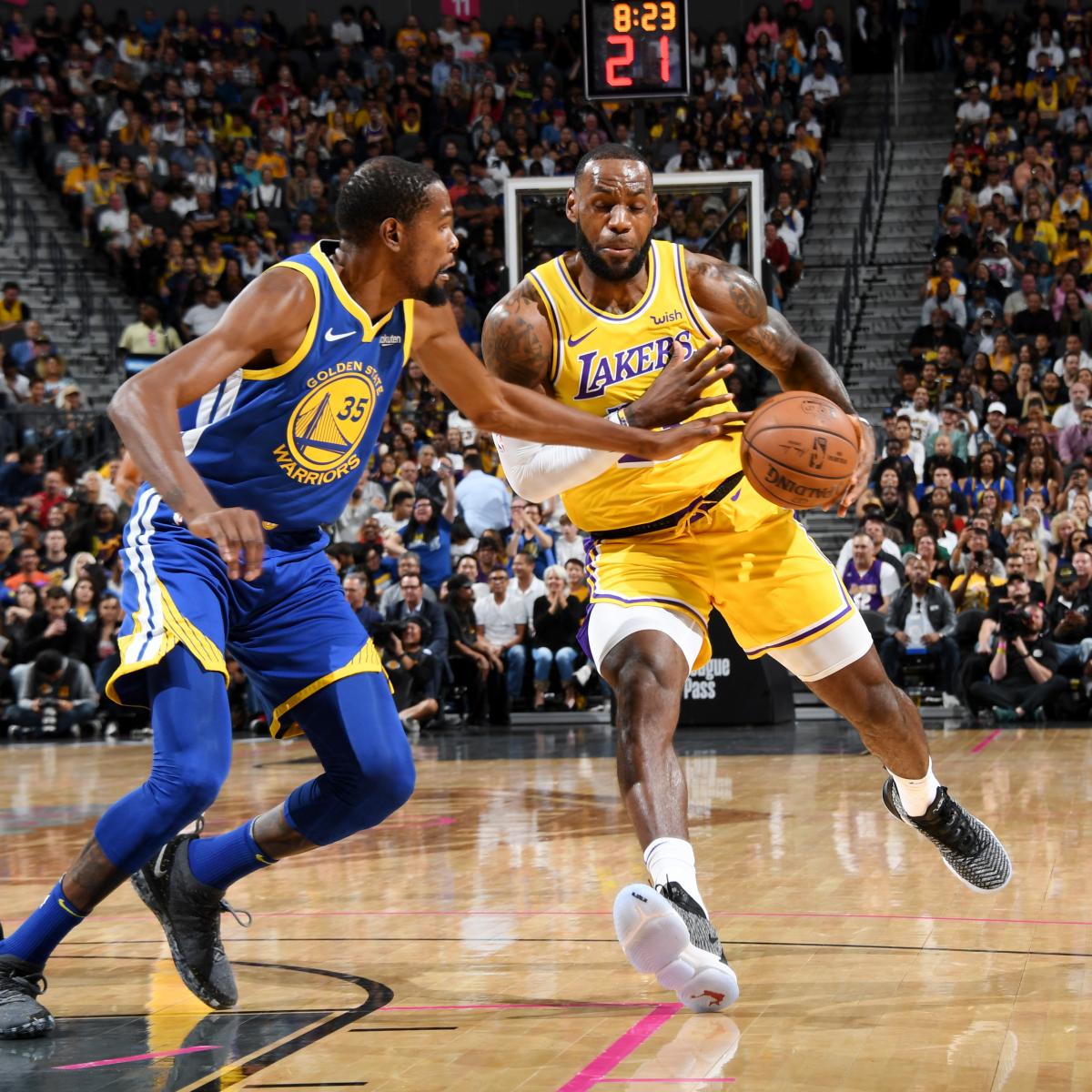 LeBron James Sinks Ridiculous Spinning Layup vs. Warriors | Bleacher Report | Latest News, Videos and Highlights