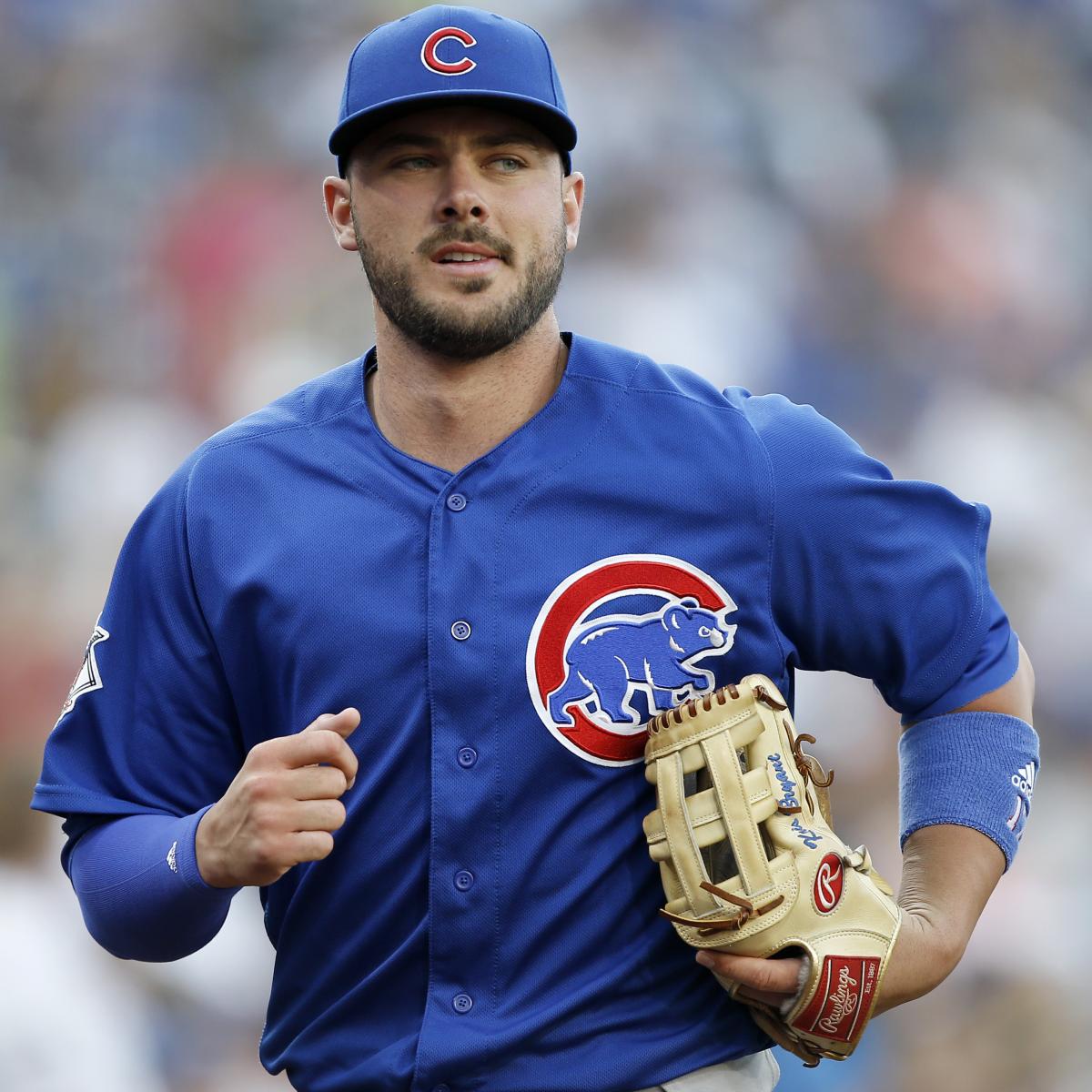 MLB Kris Bryant Chicago Cubs Fanatics Branded Backer Long Sleeve T