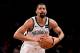 NEW YORK, NY - OCTOBER 03: Spencer Dinwiddie #8 of the Brooklyn Nets in action against the New York Knicks during a preseason game at Barclays Center on October 3, 2018 in New York City. NOTE TO USER: User expressly acknowledges and agrees that, by downloading and or using this photograph, User is consenting to the terms and conditions of the Getty Images License Agreement. (Photo by Steven Ryan/Getty Images)