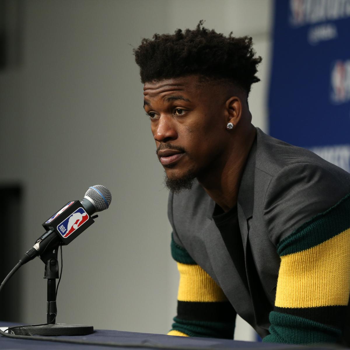 Jimmy Butler Rumors: Star Held Players-Only Meeting After Practice Outburst | Bleacher Report | Latest News, Videos and Highlights