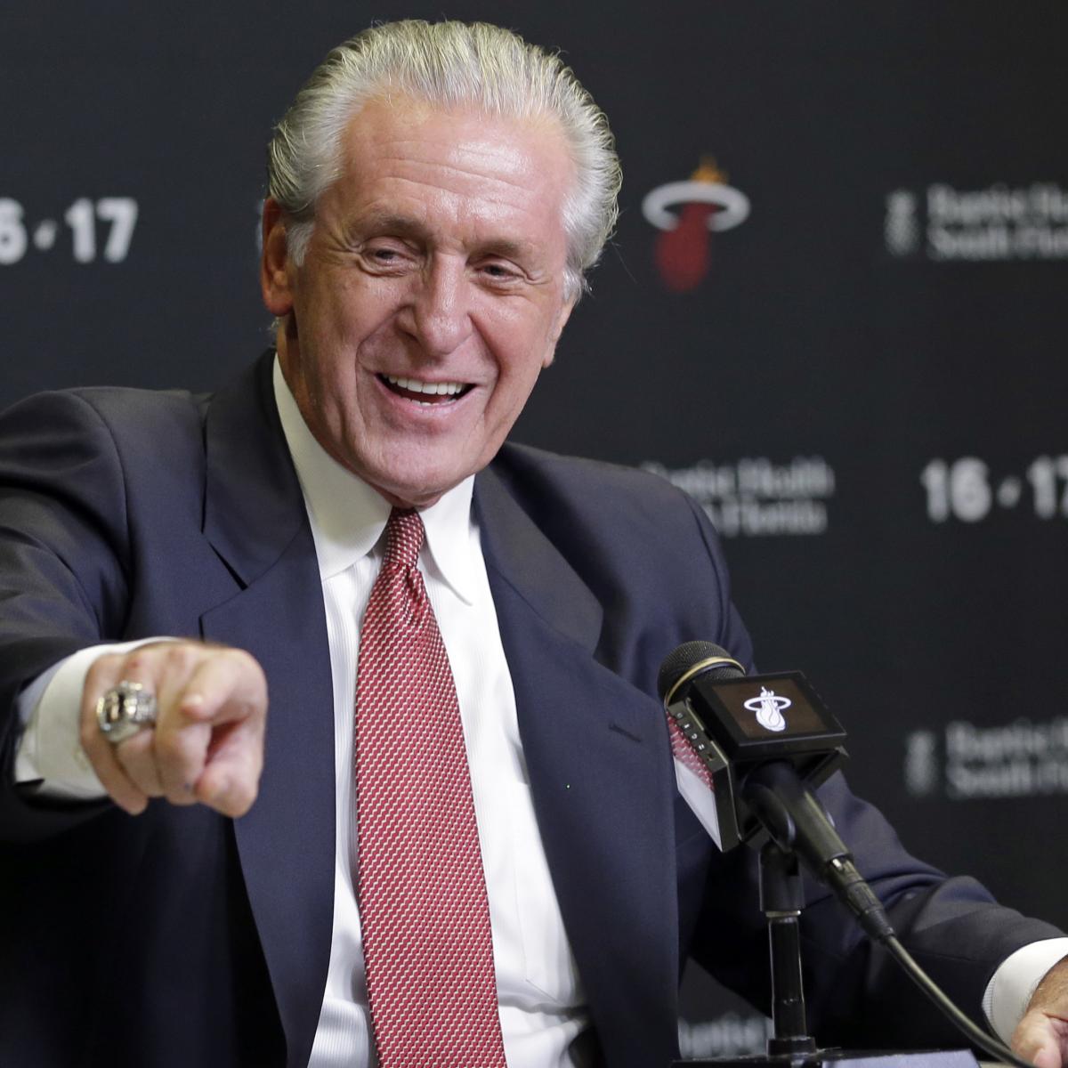 Pat Riley Says He Didn't Call Tom Thibodeau 'Motherf--ker' in Jimmy Butler Talks ...