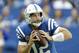 FILE - In this Sept. 30, 2018, file photo, Indianapolis Colts quarterback Andrew Luck looks to throw during the first half of an NFL football game against the Houston Texans, in Indianapolis. The Colts take on the New York Jets on Sunday. (AP Photo/Michael Conroy, File)