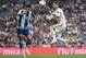 MADRID, SPAIN - SEPTEMBER 22: Sergio Ramos (right) of Real Madrid is tackled by Mario Hermoso of RCD Espanyol during the La Liga match between Real Madrid CF and RCD Espanyol at Estadio Santiago Bernabeu on September 22, 2018 in Madrid, Spain. (Photo by Denis Doyle/Getty Images,)
