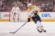 GLENDALE, AZ - JANUARY 04: Austin Watson #51 of the Nashville Predators skates with the puck during the NHL game against the Arizona Coyotes at Gila River Arena on January 4, 2018 in Glendale, Arizona. The Coyotes defeated the Predators 3-2 in overtime. (Photo by Christian Petersen/Getty Images)