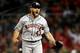 BOSTON, MA - OCTOBER 13: Lance McCullers Jr. #43 of the Houston Astros celebrates after retiring the side in the eighth inning against the Boston Red Sox in Game One of the American League Championship Series at Fenway Park on October 13, 2018 in Boston, Massachusetts. (Photo by Tim Bradbury/Getty Images)