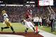TUSCALOOSA, AL - OCTOBER 13: Damien Harris #34 of the Alabama Crimson Tide runs for a two-yard touchdown in the fourth quarter of the game against against the Missouri Tigers at Bryant-Denny Stadium on October 13, 2018 in Tuscaloosa, Alabama. Alabama won 39-10. (Photo by Joe Robbins/Getty Images)