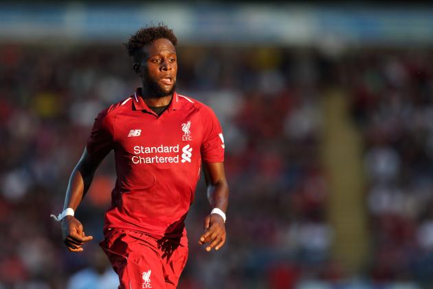 BLACKBURN, ENGLAND - JULY 19: Divock Origi of Liverpool at Ewood Park on July 19, 2018 in Blackburn, England. (Photo by James Williamson - AMA/Getty Images)