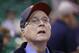 FILE - In this Oct. 12, 2015 file photo, Portland Trail Blazers owner Paul Allen looks on before the start of the first quarter of an NBA preseason basketball game against the Utah Jazz in Salt Lake City. Allen, billionaire owner of the Trail Blazers and the Seattle Seahawks and Microsoft co-founder, says cancer he was treated for in 2009 has returned. Allen made the announcement Monday, Oct. 1, 2018 on Twitter, saying he recently learned of the non-Hodgkin's lymphoma and that his team of doctors has started treatment. (AP Photo/Rick Bowmer, File)
