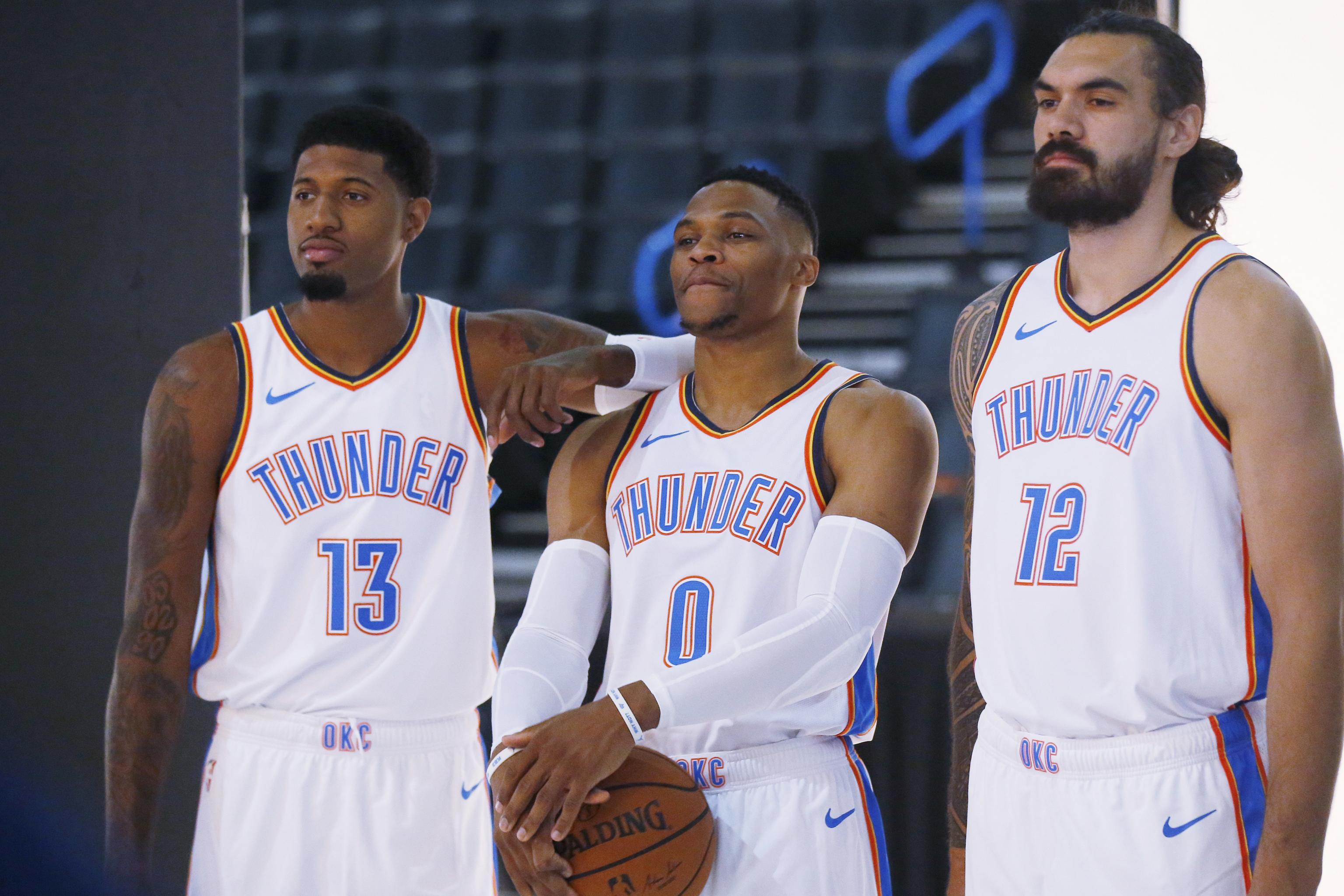 Steven Adams on Paul George: 'I Just Show Up and Whoever's on the