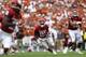 DALLAS, TX - OCTOBER 06: Marcelias Sutton #21 of the Oklahoma Sooners during the 2018 AT&T Red River Showdown at Cotton Bowl on October 6, 2018 in Dallas, Texas. (Photo by Ronald Martinez/Getty Images)