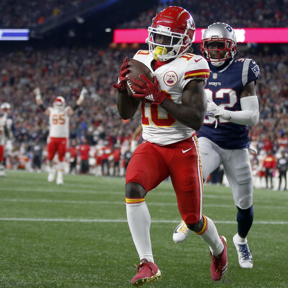 Chiefs WR Tyreek Hill Has 2 Fastest Touchdowns in 201819 Season News