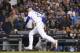 LOS ANGELES, CA - OCTOBER 16: Cody Bellinger #35 of the Los Angeles Dodgers singles against the Milwaukee Brewers in Game Four of the National League Championship Series at Dodger Stadium on October 16, 2018 in Los Angeles, California. (Photo by Harry How/Getty Images)