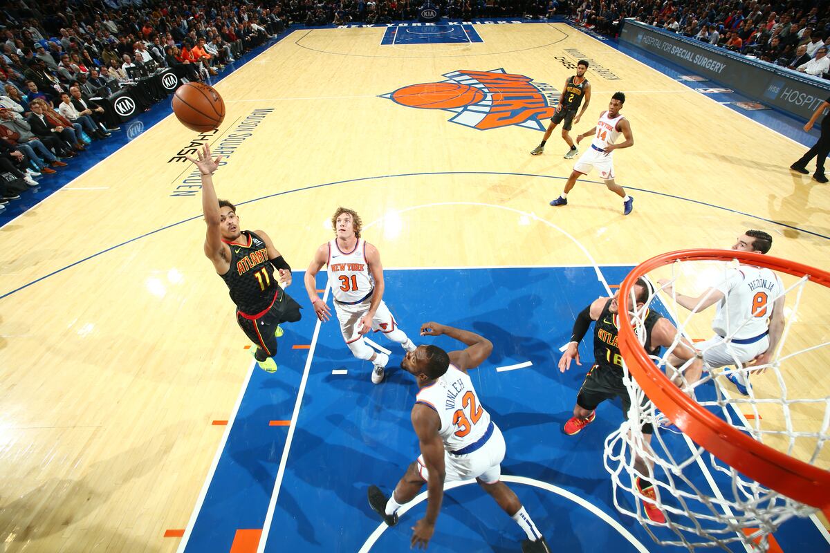 Kevin Knox, Knicks Blow Out Trae Young, Hawks 126107 in Rookies