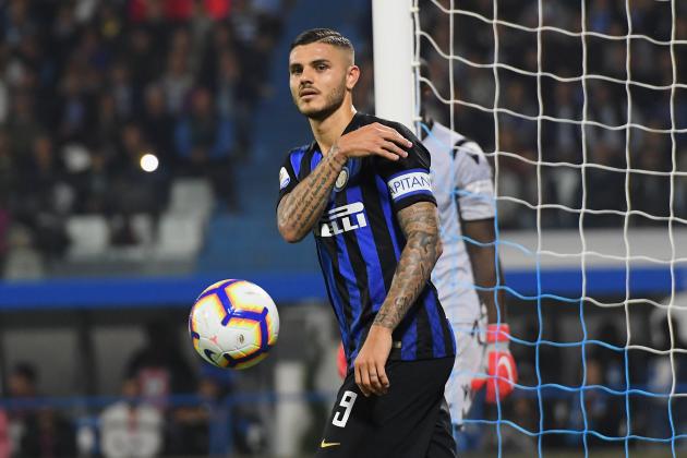 FERRARA, ITALY - OCTOBER 07:  Mauro Icardi of FC Internazionale reacts during the Serie A match between SPAL and FC Internazionale at Stadio Paolo Mazza on October 7, 2018 in Ferrara, Italy.  (Photo by Alessandro Sabattini/Getty Images)