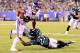 EAST RUTHERFORD, NJ - OCTOBER 11: Saquon Barkley #26 of the New York Giants looks to avoid the tackle from Malcolm Jenkins #27 of the Philadelphia Eagles at MetLife Stadium on October 11, 2018 in East Rutherford, New Jersey. The Eagles defeated the Giants 34-13. (Photo by Steven Ryan/Getty Images)