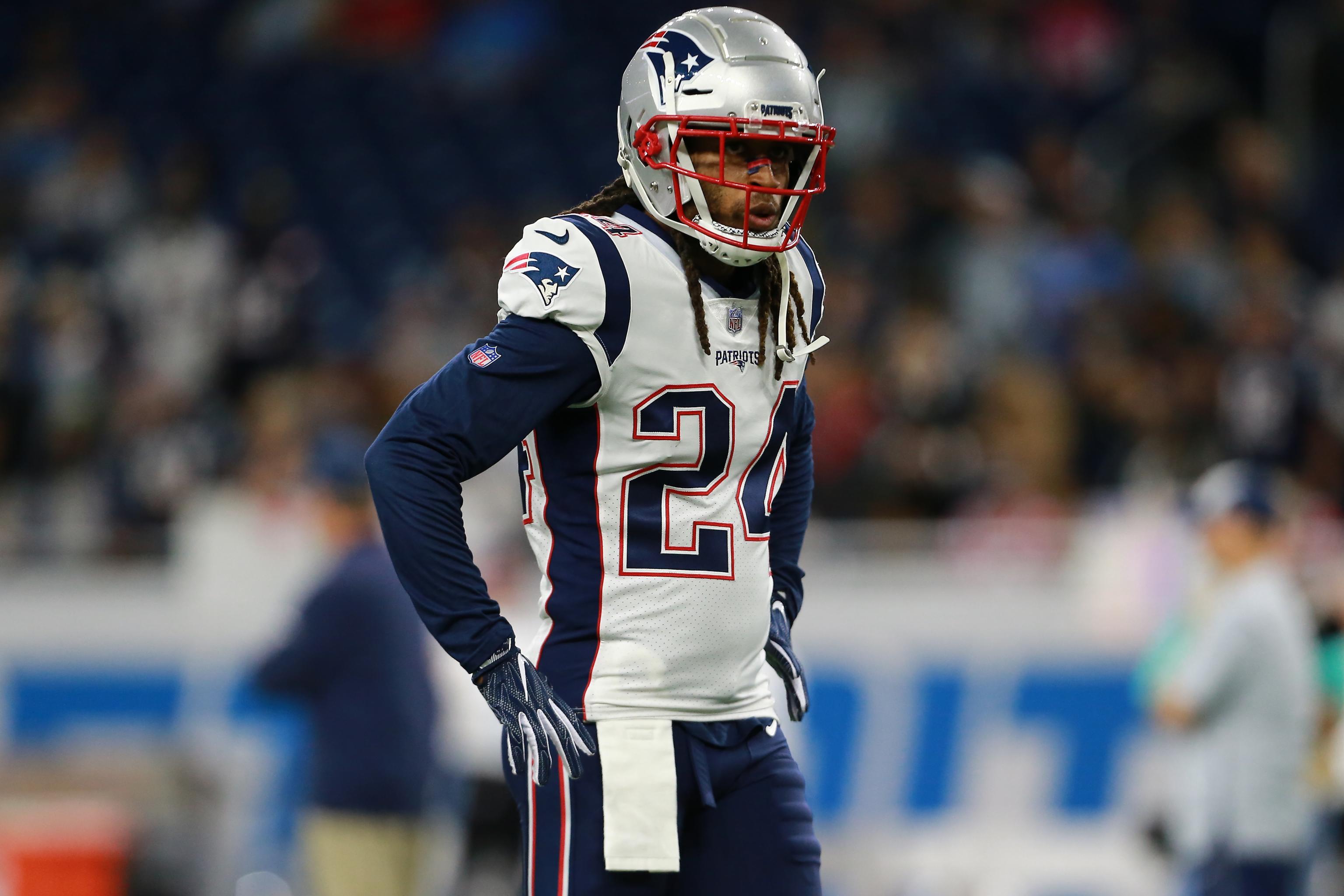 Pro Football Hall of Fame - Just Arrived in Canton: A redesigned New  England Patriots jersey worn by cornerback Stephon Gilmore during the  Patriots' Week 2 game. The game marked the first