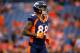 DENVER, CO - OCTOBER 1: Wide receiver Demaryius Thomas #88 of the Denver Broncos stands on the field as he warms up before a game against the Kansas City Chiefs at Broncos Stadium at Mile High on October 1, 2018 in Denver, Colorado. (Photo by Justin Edmonds/Getty Images)