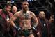 LAS VEGAS, NV - OCTOBER 06: Conor McGregor of Ireland is involved in a post-fight incident following his loss to Khabib Nurmagomedov of Russia in their UFC lightweight championship bout during the UFC 229 event inside T-Mobile Arena on October 6, 2018 in Las Vegas, Nevada. (Photo by Jeff Bottari/Zuffa LLC/Zuffa LLC via Getty Images)