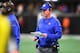 ATLANTA, GA - OCTOBER 22: Head coach Pat Shurmur of the New York Giants looks on during the fourth quarter against the Atlanta Falcons at Mercedes-Benz Stadium on October 22, 2018 in Atlanta, Georgia. (Photo by Scott Cunningham/Getty Images)