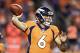 DENVER, CO - AUGUST 11: Chad Kelly #6 of the Denver Broncos throws a pass during preseason week 1 against the Minnesota Vikings at Broncos Stadium at Mile High on August 11, 2018 in Denver, Colorado. The Vikings defeated the Broncos 42-28. (Photo by Wesley Hitt/Getty Images)