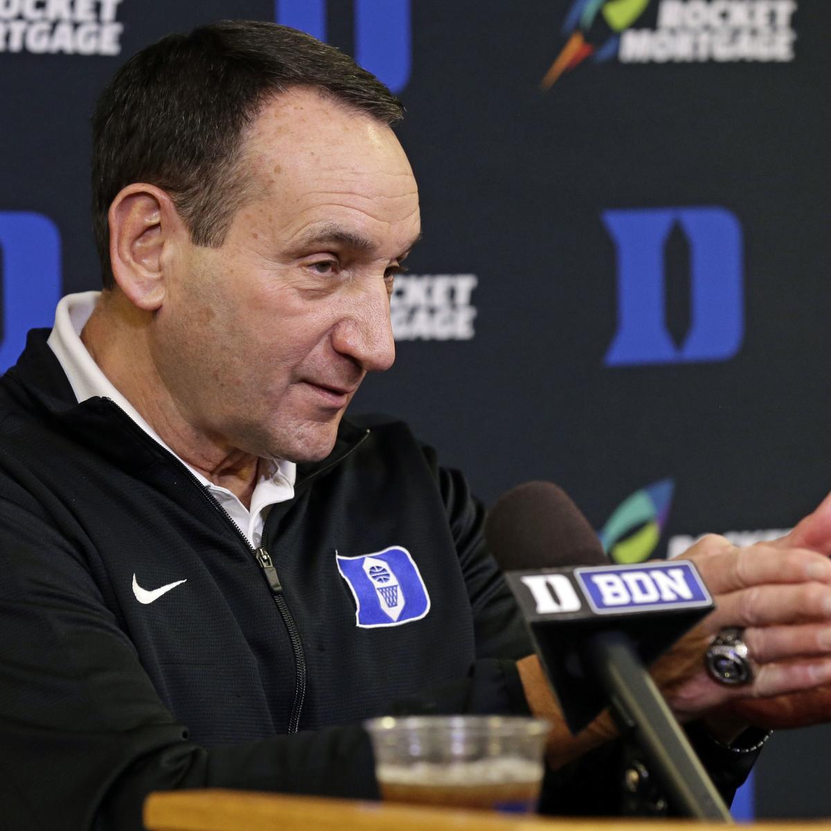 Mike Krzyzewski Explains Blip Comment Regarding Ncaa Corruption